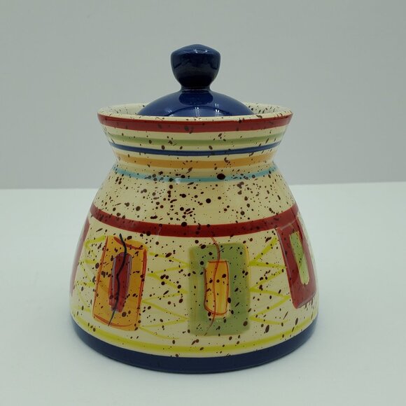 Pfaltzgraff Sedona Creamer & Sugar Bowl with Lid Speckled Creamer Set - Picture 10 of 15